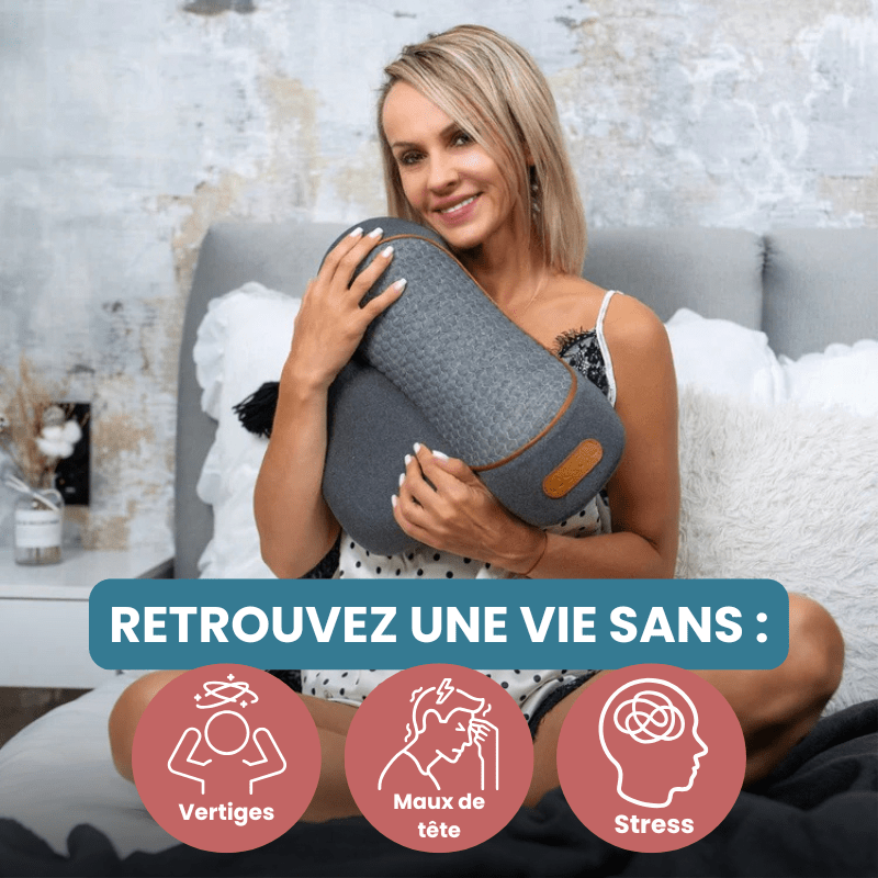 Coussin Massant 3 en 1 | Libérez vos cervicales du stress et des tensions